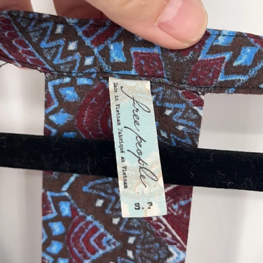 Free People Sundown Babydoll Dress SZ S
